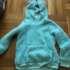 Fluffy Pajama Hoodie with Ears